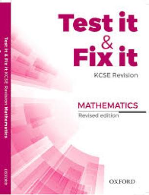 Oxford Test It &amp; Fix It Mathematics